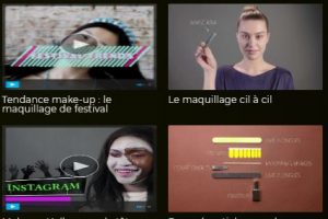 Capture de vidéos de tutos make-up