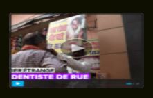 Capture de la vidéo du dentiste de rue Bhola
